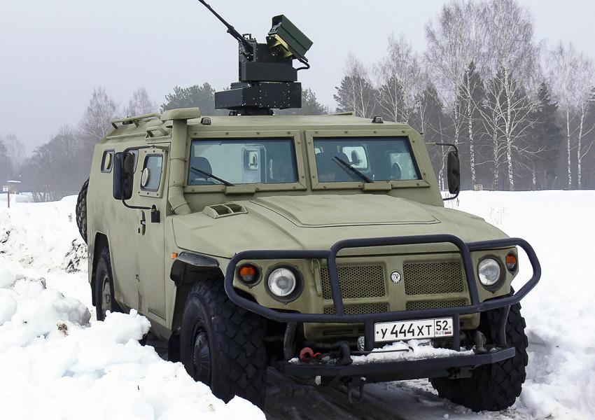 БМ ДУМВ "Адунок" на базе ГАЗ 233036 СПМ-2 "Тигр"