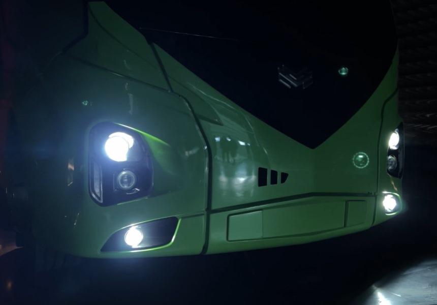 Белорусский ответ Tesla Semi: руль по центру, батарейки и китайский мост