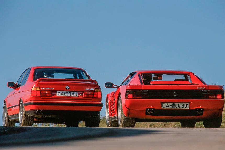Ferrari Testarossa и Alpina B10 Bi-Turbo
