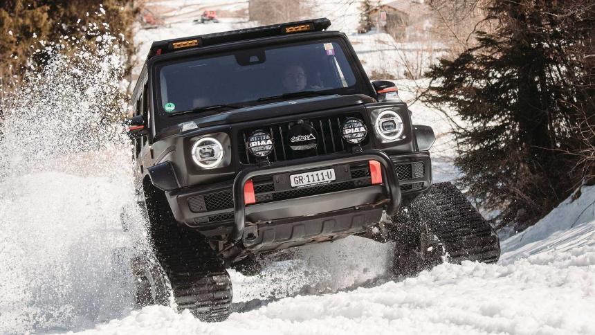 У нового Mercedes-Benz G-Class появилась версия на гусеницах