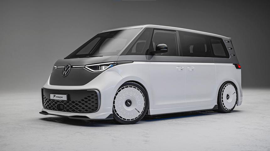 Тюнеры превратили VW ID. Buzz в автобус из компьютерной игры