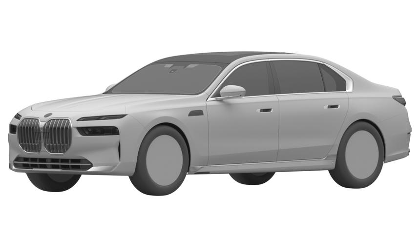В России запатентован новый BMW 7-Series