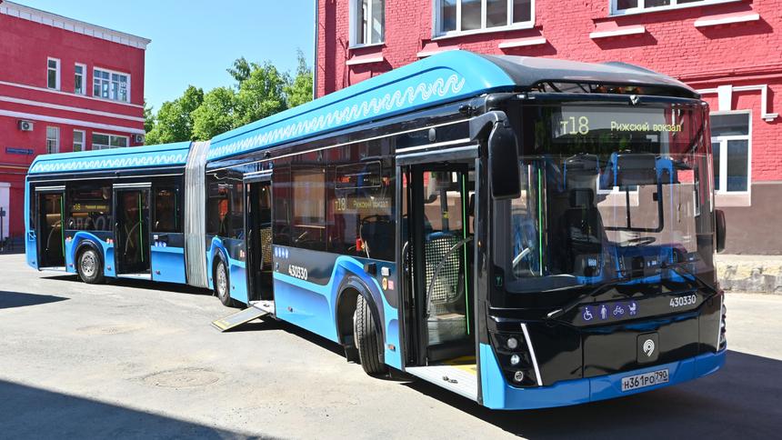 ГАЗ выпустит 18-метровый электрический автобус-«гармошку»