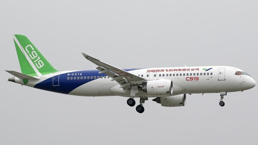 Китай начал коммерческую эксплуатацию собственного самолёта C919