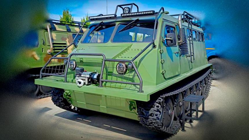 Заволжский завод гусеничных тягачей выпустил новый вездеход