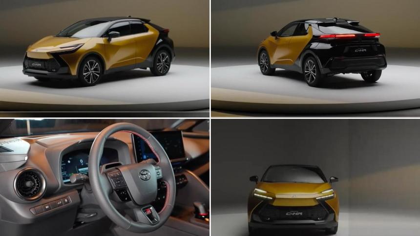 Новый кроссовер Toyota C-HR полностью раскрыт до премьеры