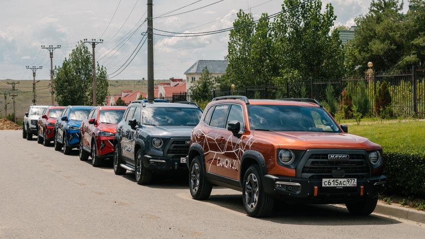 Haval испытал свои кроссоверы степями Калмыкии