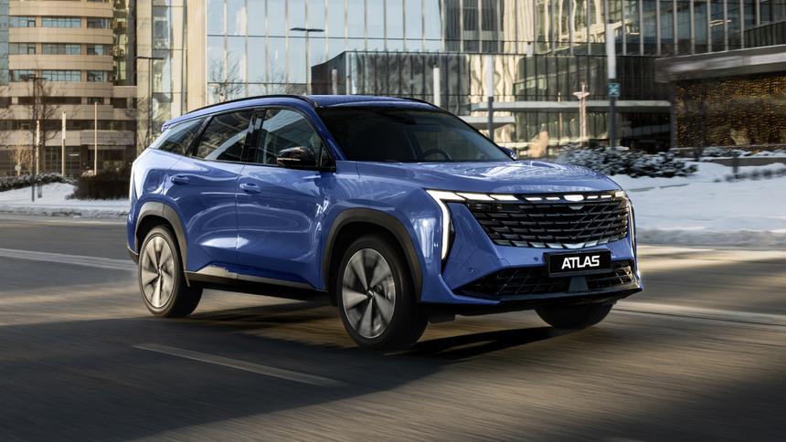 За Geely Atlas нового поколения будут просить 2 845 000 рублей