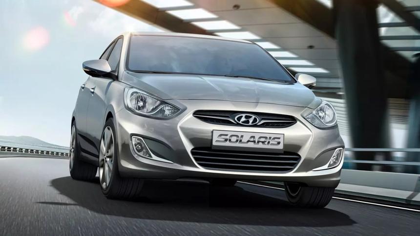 Уточнена стоимость 15 последних Hyundai Solaris