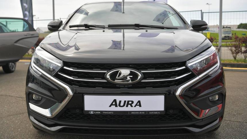 В Москве замечен новейший седан Lada Aura