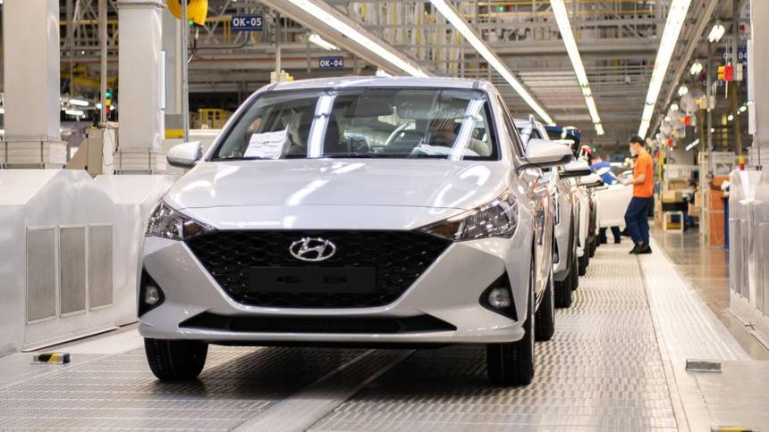В Узбекистане началось производство машин Hyundai