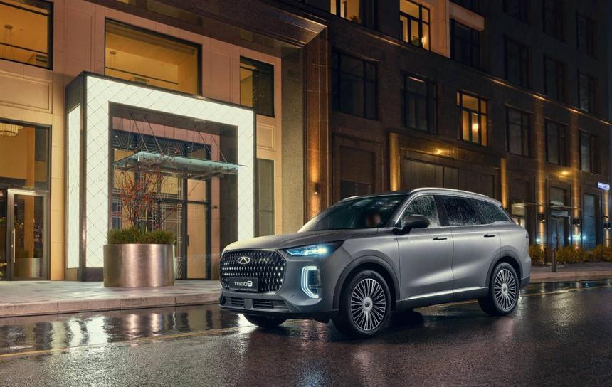Стала известна дата старта продаж Chery Tiggo 9 в России