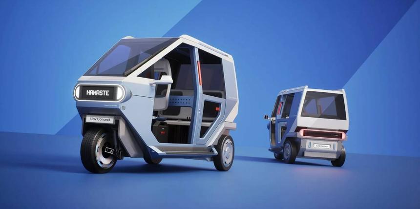 Hyundai представила забавные электрические тук-туки
