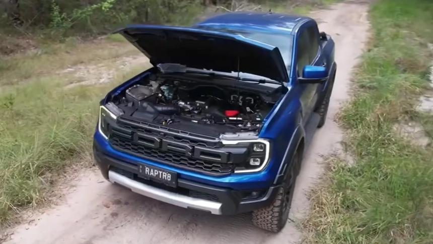 Посмотрите на безумный Ford Ranger Raptor R с компрессорным V8