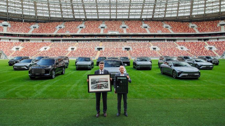 Автомобильная марка Exeed и&nbsp;Олимпийский комплекс «Лужники» начали дружить