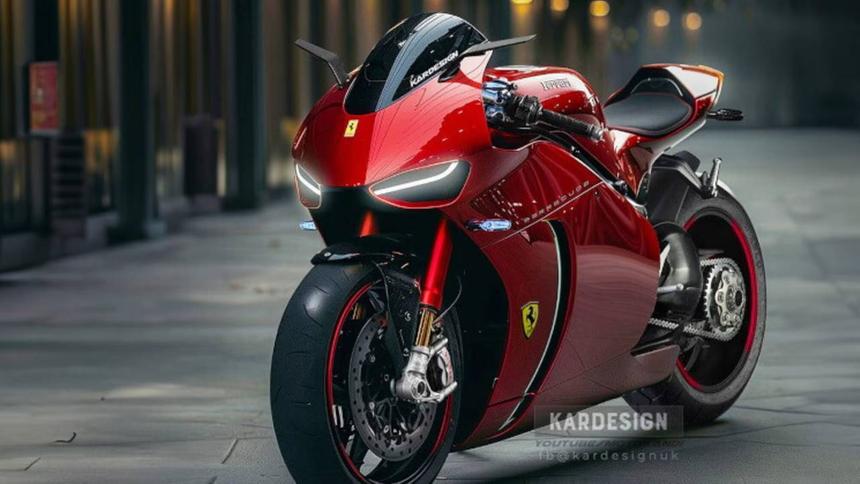 Ferrari ополчился на блогера из-за рисунка мотоцикла